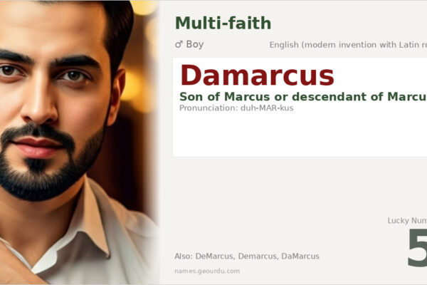 Damarcus Name Meaning — Origin, Gender & Details (2025)