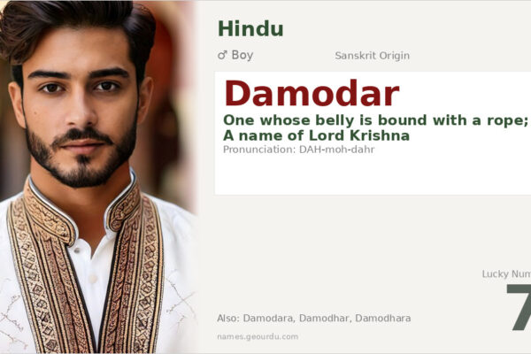 Damodar Name Meaning — Sanskrit Origin, Boy Name & Krishna Connection (2025)