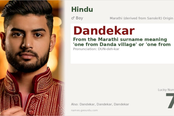 Dandekar Name Meaning — Marathi Origin, Boy Name & Details (2025)