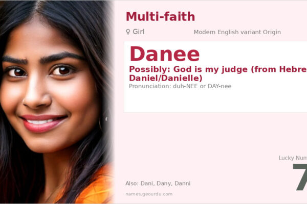 Danee Name Meaning — Origin, Gender & Details (2025)