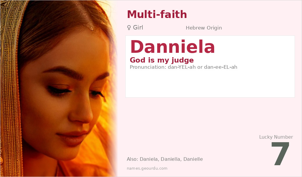 Danniela Name Meaning and Details