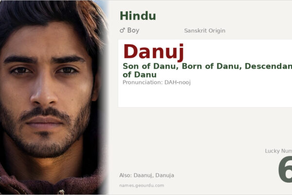Danuj Name Meaning — Sanskrit Origin, Hindu Boy Name & Details (2025)