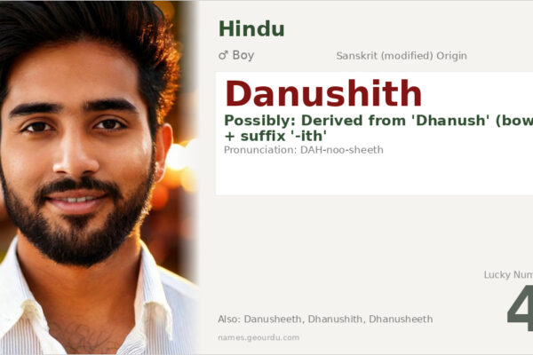 Danushith Name Meaning — Origin, Gender & Details (2025)