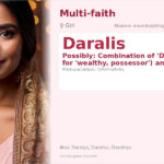 Daralis Name Meaning and Details