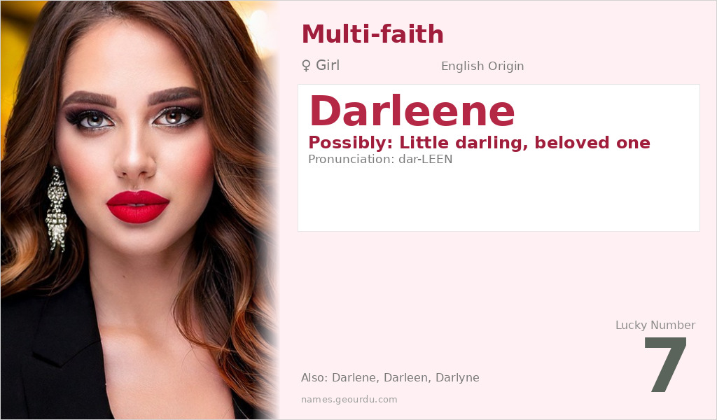 Darleene Name Meaning and Details