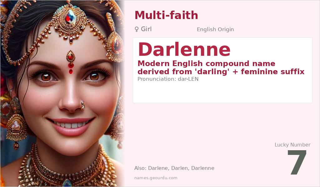 Darlenne Name Meaning and Details
