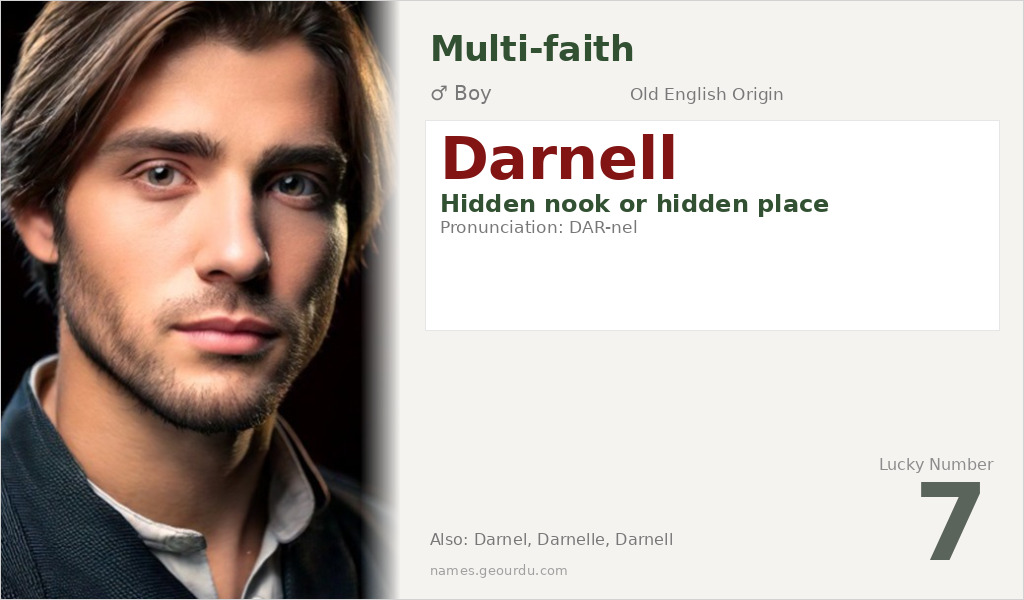 Darnell Name Meaning and Details