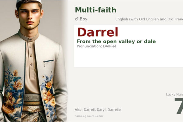 Darrel Name Meaning — Origin, Gender & Details (2025)