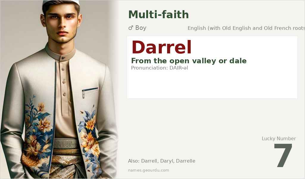 Darrel Name Meaning and Details