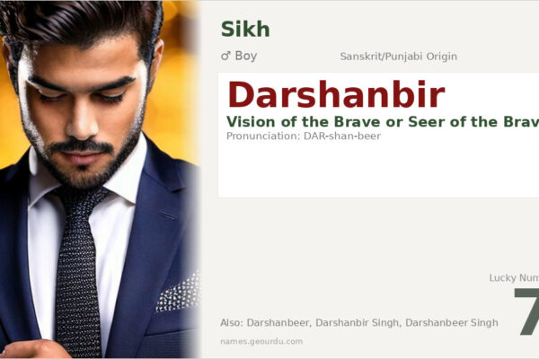 Darshanbir Name Meaning — Sikh Origin, Boy Name & Details (2025)