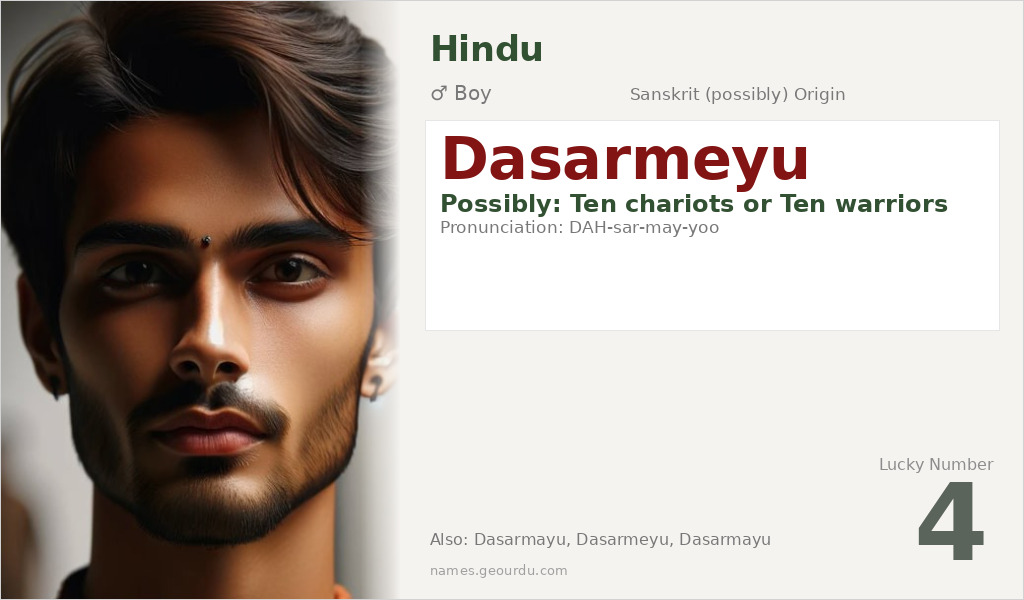 Dasarmeyu Name Meaning and Details