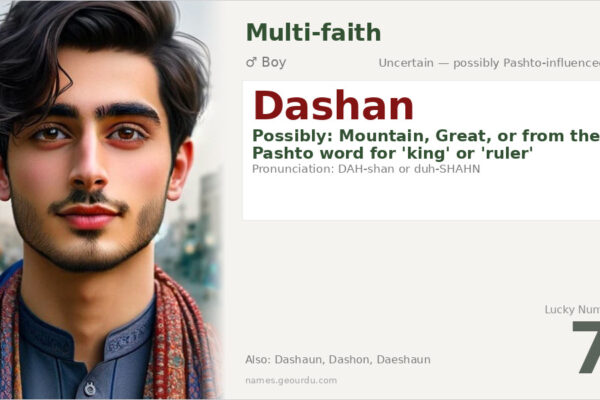 Dashan Name Meaning — Origin, Gender & Details (2025)