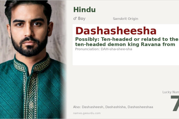 Dashasheesha Meaning — Origin, Gender & Details (2025)