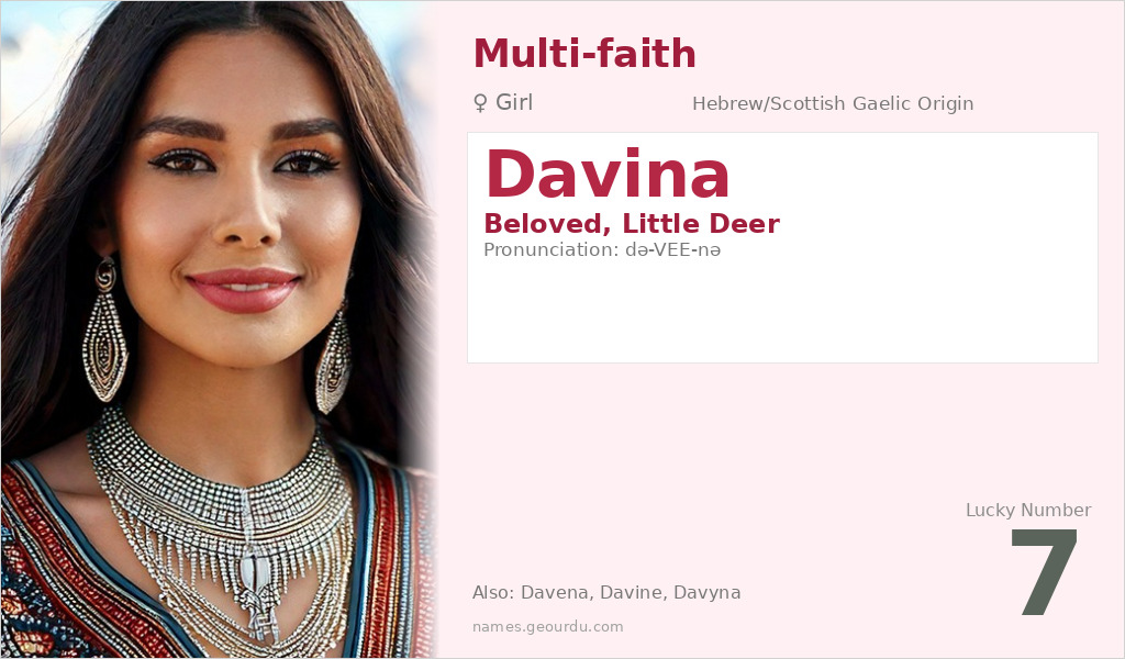 Davina Name Meaning and Details