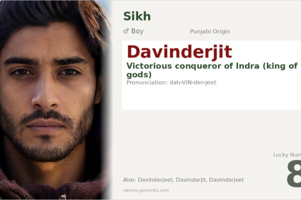 Davinderjit Name Meaning — Punjabi/Sikh Origin, Boy Name & Details (2025)