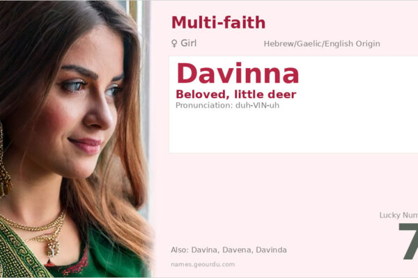 Davinna Name Meaning — Hebrew & Gaelic Origins, Girl Name Details (2025)