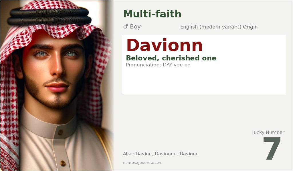 Davionn Name Meaning and Details