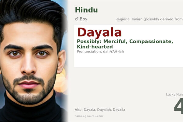 Dayala Name Meaning — Origin, Gender & Details (2025)