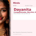 Dayanita Name Meaning and Details