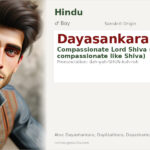 Dayasankara Name Meaning and Details