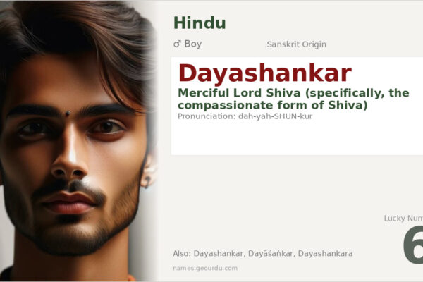 Dayashankar Meaning — Sanskrit Origin, Boy Name & Details (2025)