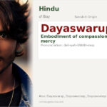 Dayaswarup Name Meaning and Details