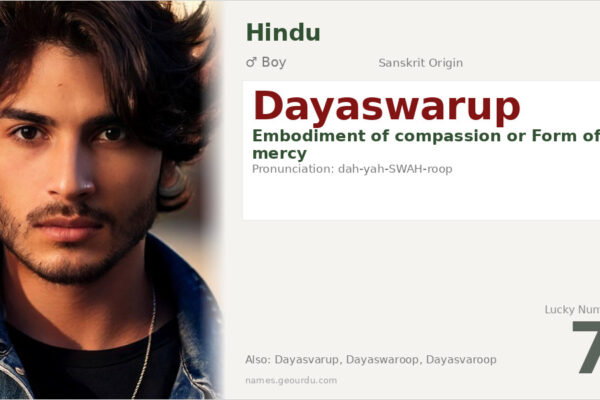 Dayaswarup Meaning — Sanskrit Origin, Boy Name & Details (2025)