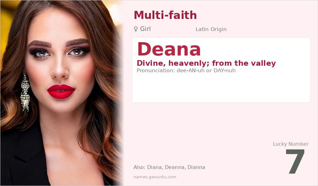 Deana Name Meaning and Details