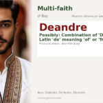 Deandre Name Meaning and Details