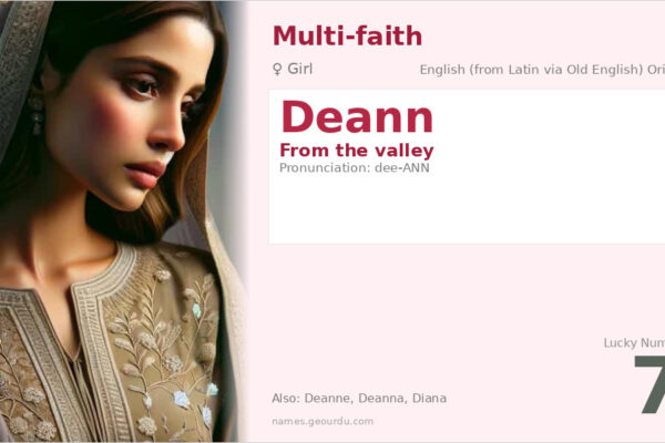 Deann Name Meaning — Origin, Gender & Details (2025)