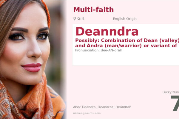 Deanndra Name Meaning — Origin, Gender & Details (2025)