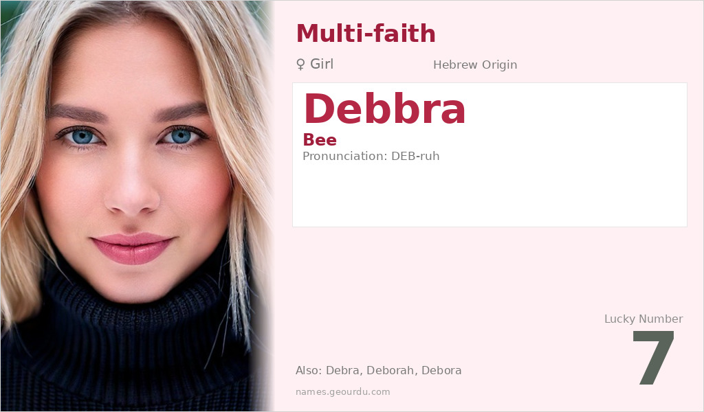 Debbra Name Meaning and Details