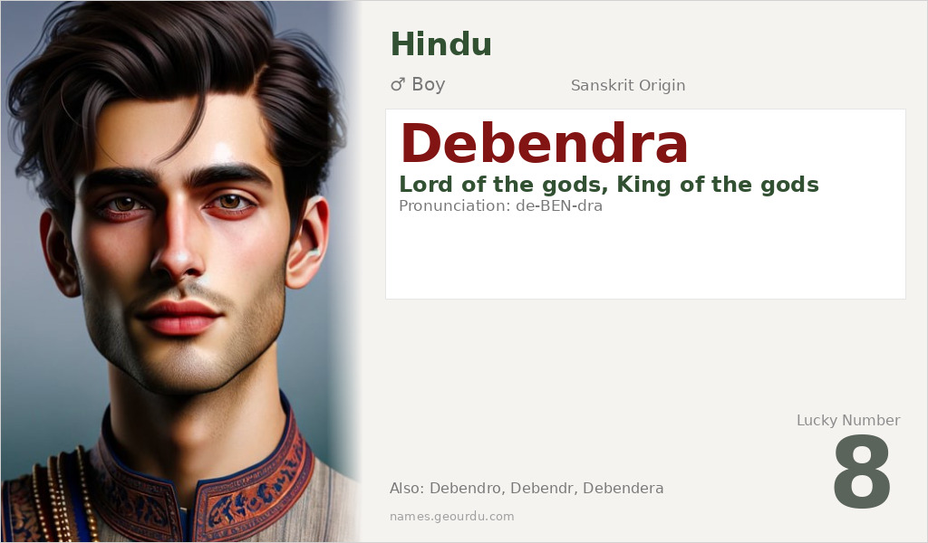 Debendra Name Meaning and Details
