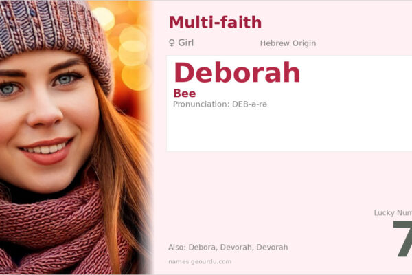 Deborah Name Meaning — Hebrew Origin, Girl Name & Details (2025)