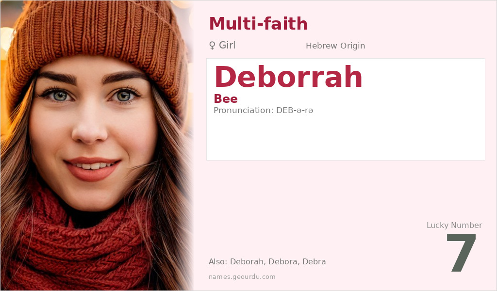 Deborrah Name Meaning and Details