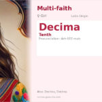 Decima Name Meaning and Details