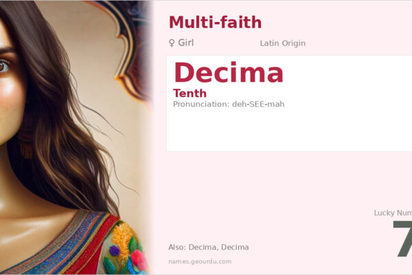 Decima Name Meaning — Latin Origin, Girl Name & Historical Details (2025)
