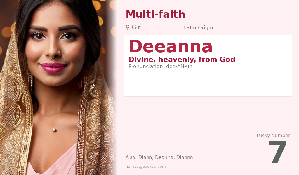 Deeanna Name Meaning and Details