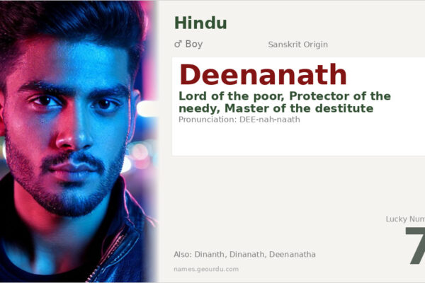 Deenanath Meaning — Sanskrit Origin, Boy Name & Details (2025)