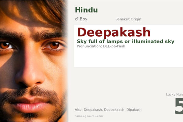 Deepakash Name Meaning — Sanskrit Origin, Boy Name & Details (2025)