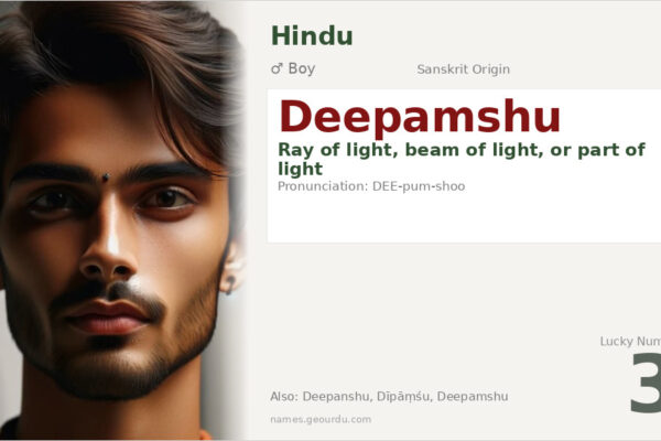 Deepamshu Meaning — Sanskrit Origin, Boy Name & Details (2025)