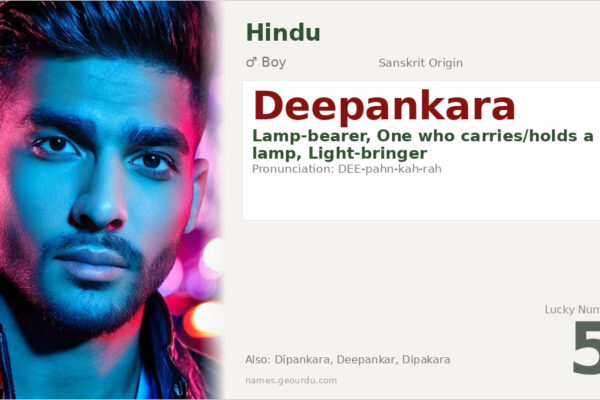 Deepankara Meaning — Sanskrit Origin, Boy Name & Details (2025)