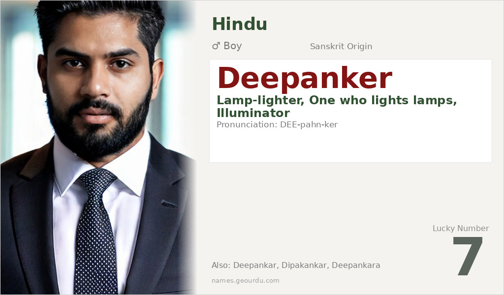 Deepanker Name Meaning and Details