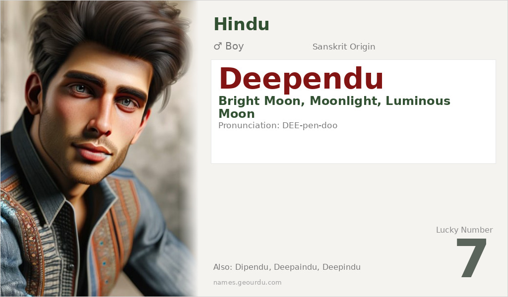 Deependu Name Meaning and Details