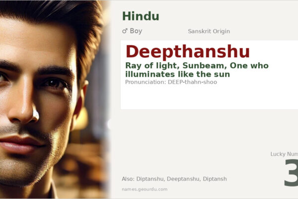 Deepthanshu Name Meaning — Sanskrit Origin, Boy Name & Details (2025)