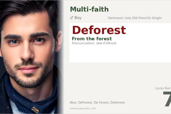 Deforest Name Meaning — Origin, Gender & Details (2025)
