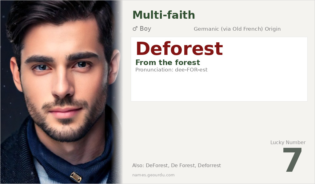 Deforest Name Meaning and Details