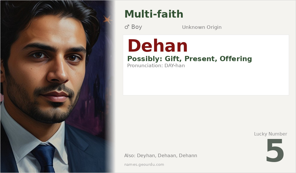 Dehan Name Meaning and Details