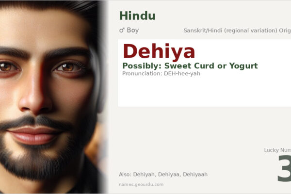 Dehiya Name Meaning — Origin, Gender & Details (2025)
