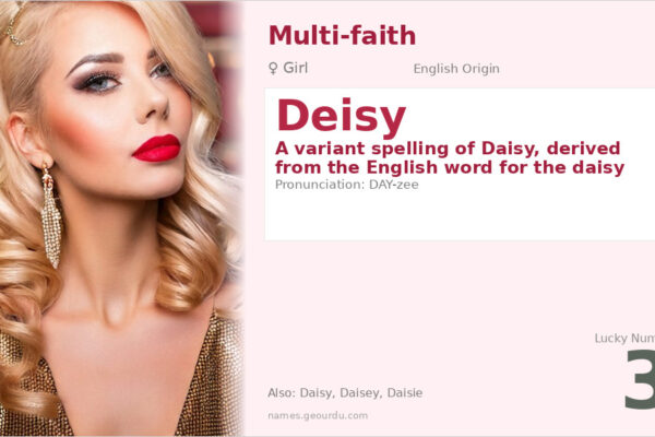 Deisy Name Meaning — Origin, Gender & Details (2025)